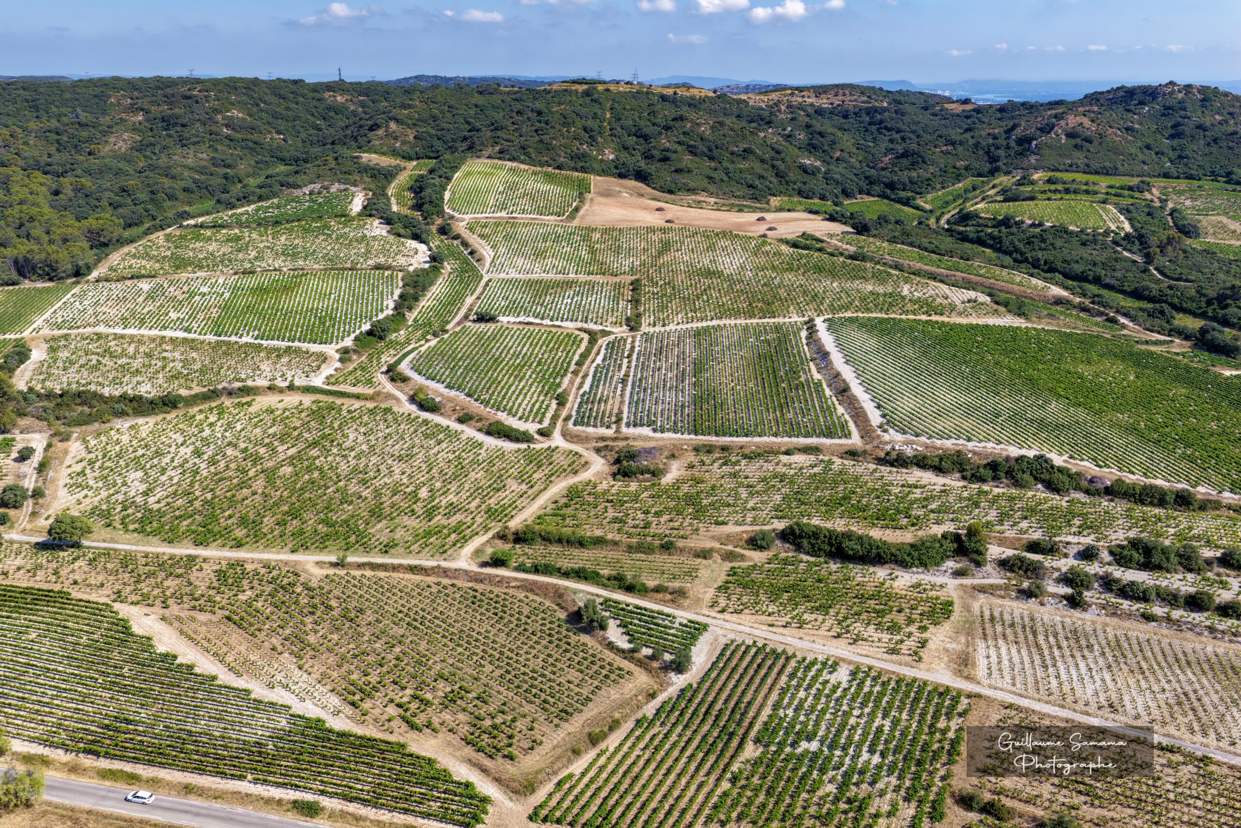 photo drone vigne Tavel